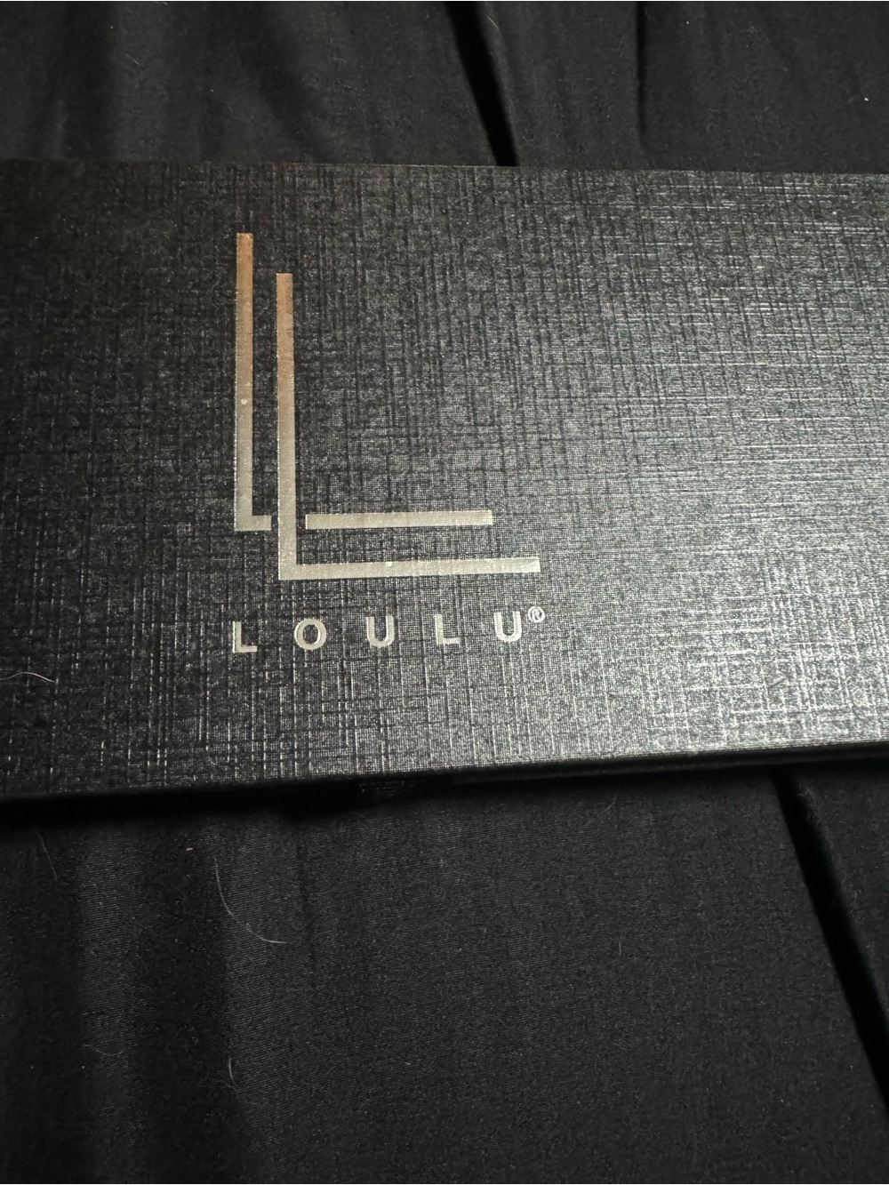 LOULU Women's Bracelet Gift Box in Black and Gold 3 Bracelets